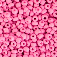 Glasperlen rocailles 8/0 (3mm) Deep pink